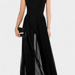 Jumpsuit "Gabriele" – Mouwloos met Chiffon