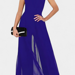 Jumpsuit "Gabriele" – Mouwloos met Chiffon