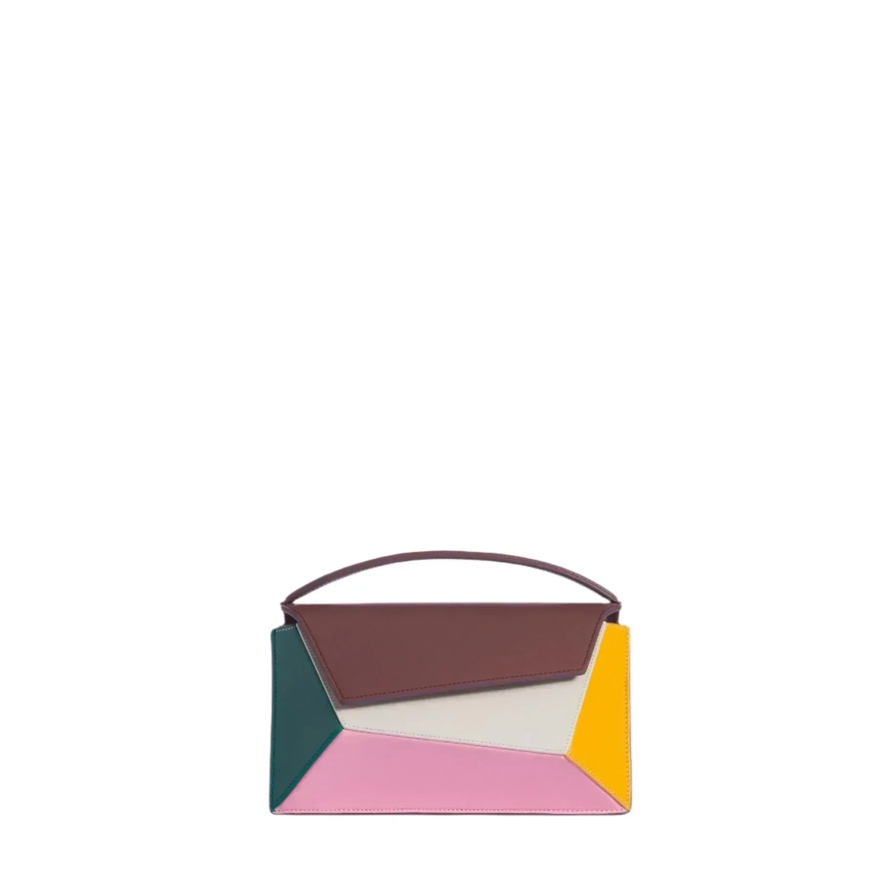 Sac bandoulière "Laura" – Plis et détails dorés