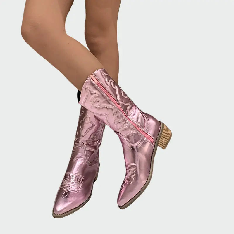 Cowboylaarzen – Metallic Western