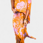 Robe Une Épaule "Heidi" – Dégradé de Couleurs
