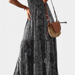Robe Fleurie "Emmi" – Maxi à Fines Bretelles