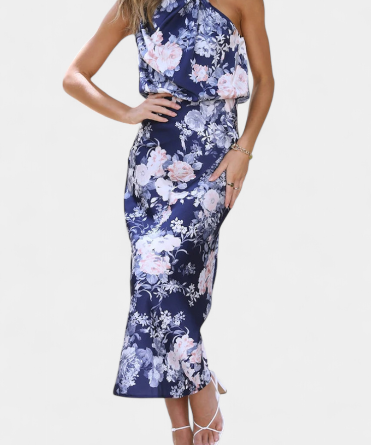 Robe Longue "Lisa" – Fleurs & Col Licou