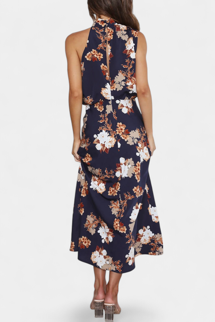 Robe Longue "Lisa" – Fleurs & Col Licou