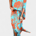 Robe Une Épaule "Heidi" – Dégradé de Couleurs