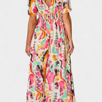 Robe Longue Tie-Dye "Amalie" – Col V