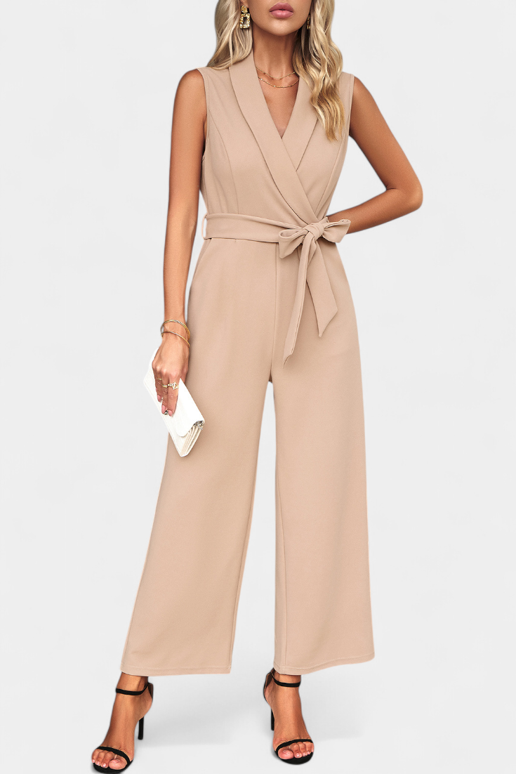 Jumpsuit "Magdalena" – Wijde Pijpen & Overslag