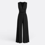 Jumpsuit "Leonor" – Chic & Mouwloos