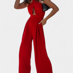 Combinaison col licou "Viktoria" – Encolure croisée et jambes larges