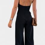 Combinaison col licou "Viktoria" – Encolure croisée et jambes larges
