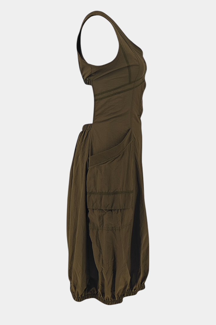 Robe Boule "Katana" – Corset & Poches Cargo