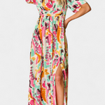Robe Longue Tie-Dye "Amalie" – Col V