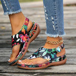 Orthopedische Sandalen "Flow" – Floraal Design