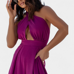 Combinaison col licou "Viktoria" – Encolure croisée et jambes larges