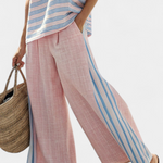Ensemble "Bettina" – Lin de Bambou Rose