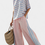 Ensemble "Bettina" – Lin de Bambou Rose