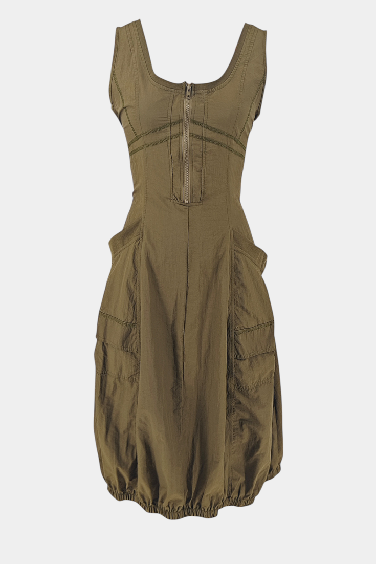 Robe Boule "Katana" – Corset & Poches Cargo