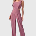 Jumpsuit "Christina" – Cut-Outs & Ruches