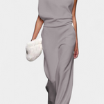 Asymmetrische Jumpsuit "Mia" – Vloeiende Pijpen