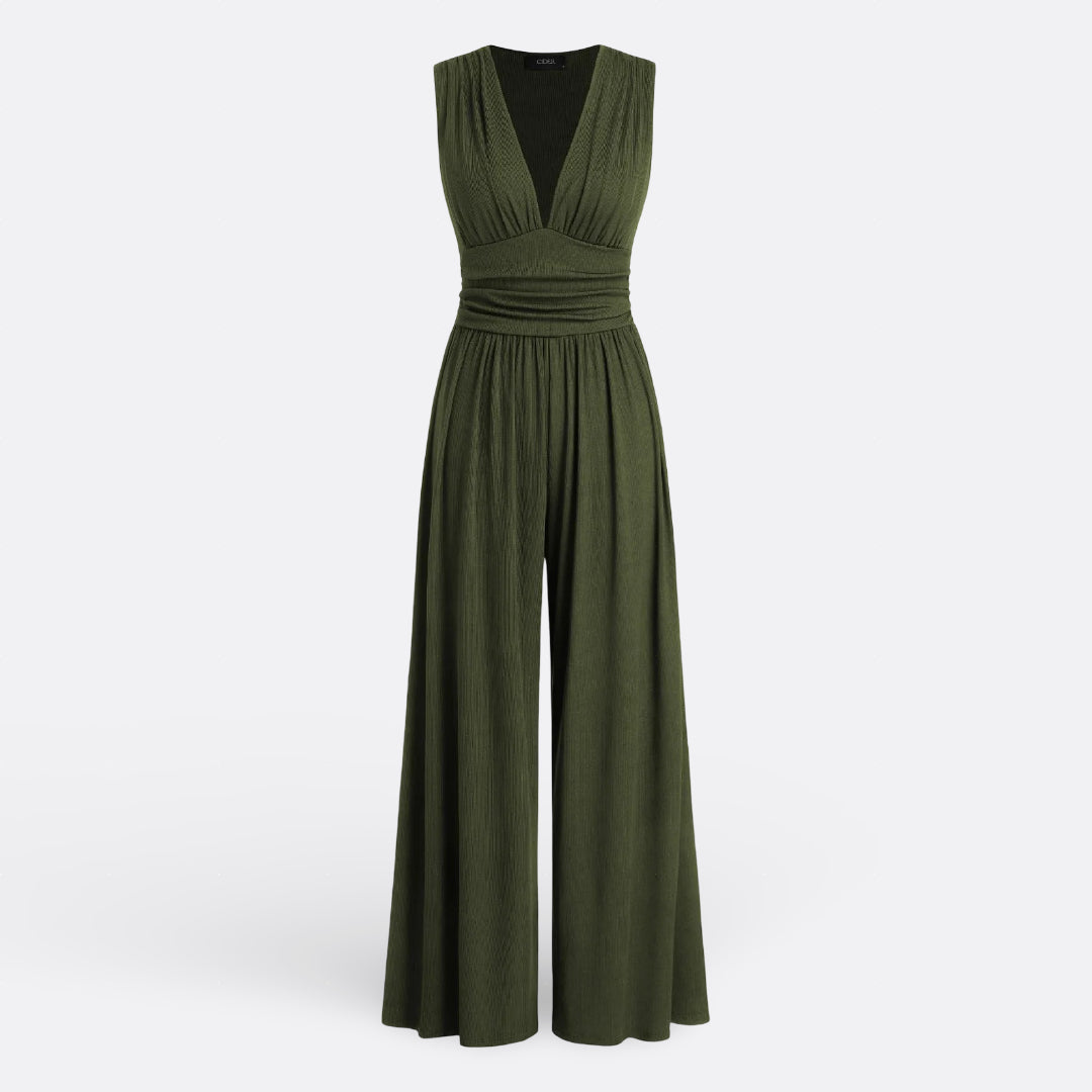 Jumpsuit "Leonor" – Chic & Mouwloos