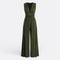 Jumpsuit "Leonor" – Mouwloos met Wijde Pijpen