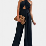 Combinaison col licou "Viktoria" – Encolure croisée et jambes larges