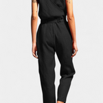 Katoenen Jumpsuit "Juliane" – Mouwloos met V-hals