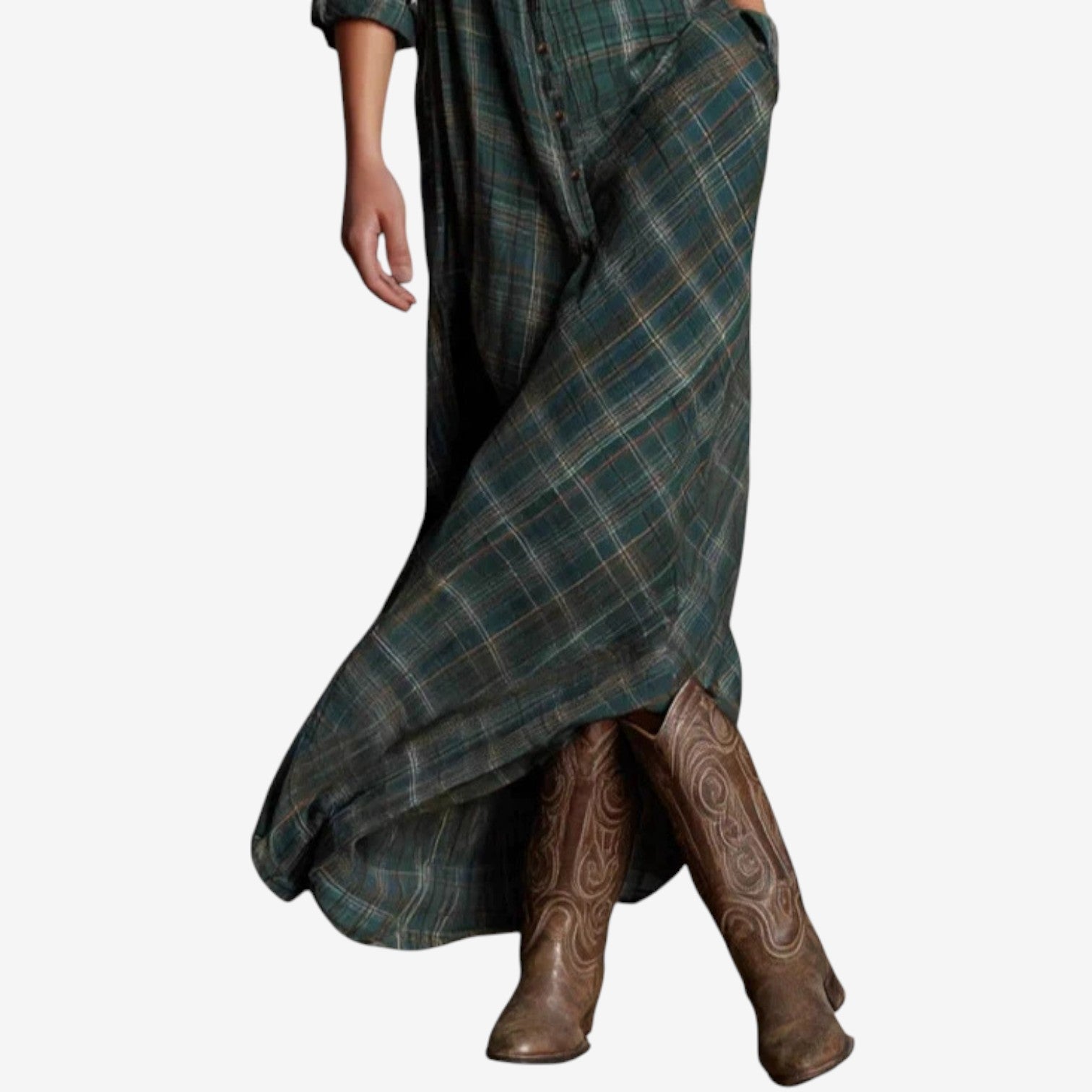 Maxi Hemdkleed "Monika" – Ruiten