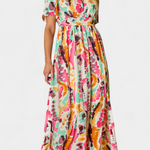 Robe Longue Tie-Dye "Amalie" – Col V