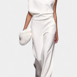 Asymmetrische Jumpsuit "Mia" – Vloeiende Pijpen