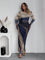 Maxikleed "Friederike" – Print & Lange Mouwen