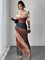 Maxikleed "Friederike" – Print & Lange Mouwen
