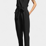 Katoenen Jumpsuit "Juliane" – Mouwloos met V-hals