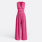 Jumpsuit "Leonor" – Mouwloos met Wijde Pijpen