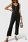 Jumpsuit "Christa" – Textuur met V-hals