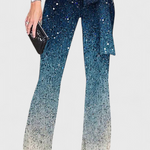 Asymmetrische Jumpsuit "Johanna" – Glitter Kleurverloop