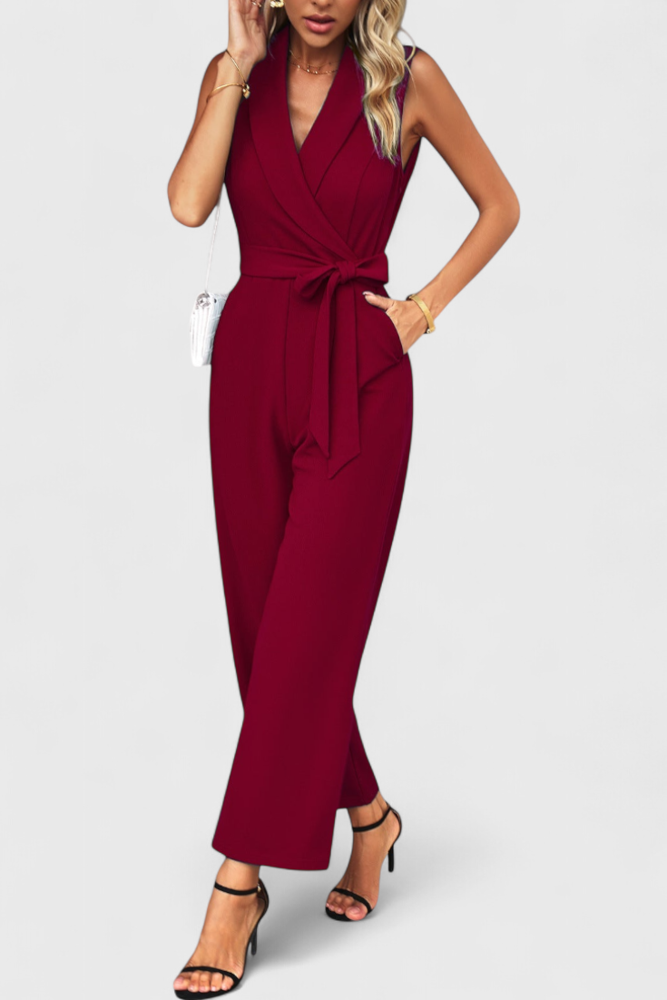 Jumpsuit "Magdalena" – Wijde Pijpen & Overslag