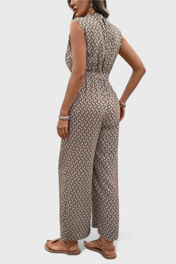 Jumpsuit "Doris" – Geometrische Print