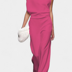 Asymmetrische Jumpsuit "Mia" – Vloeiende Pijpen