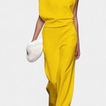 Asymmetrische Jumpsuit "Mia" – Vloeiende Pijpen