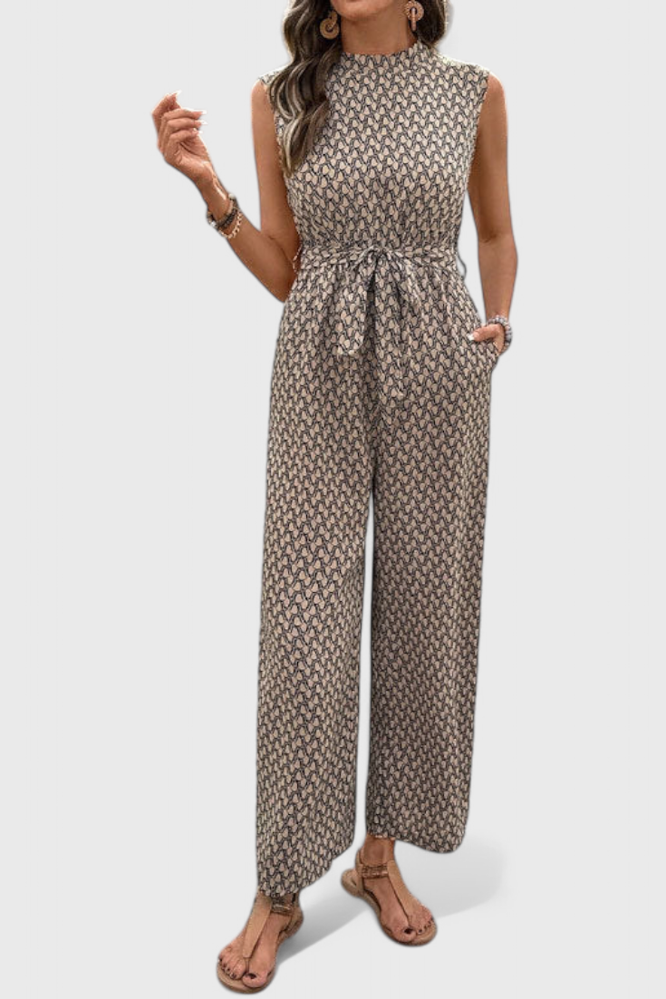 Jumpsuit "Doris" – Geometrische Print