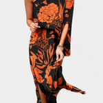 Robe Une Épaule "Heidi" – Dégradé de Couleurs