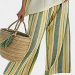 Set "Christa" – Bamboelinnen Olijfgroen