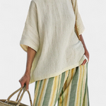 Set "Christa" – Bamboelinnen Olijfgroen