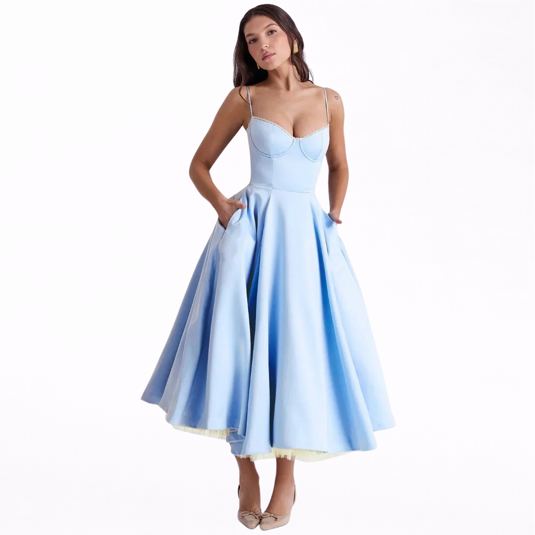 Midikleed "Helene" – Katoenen Jersey