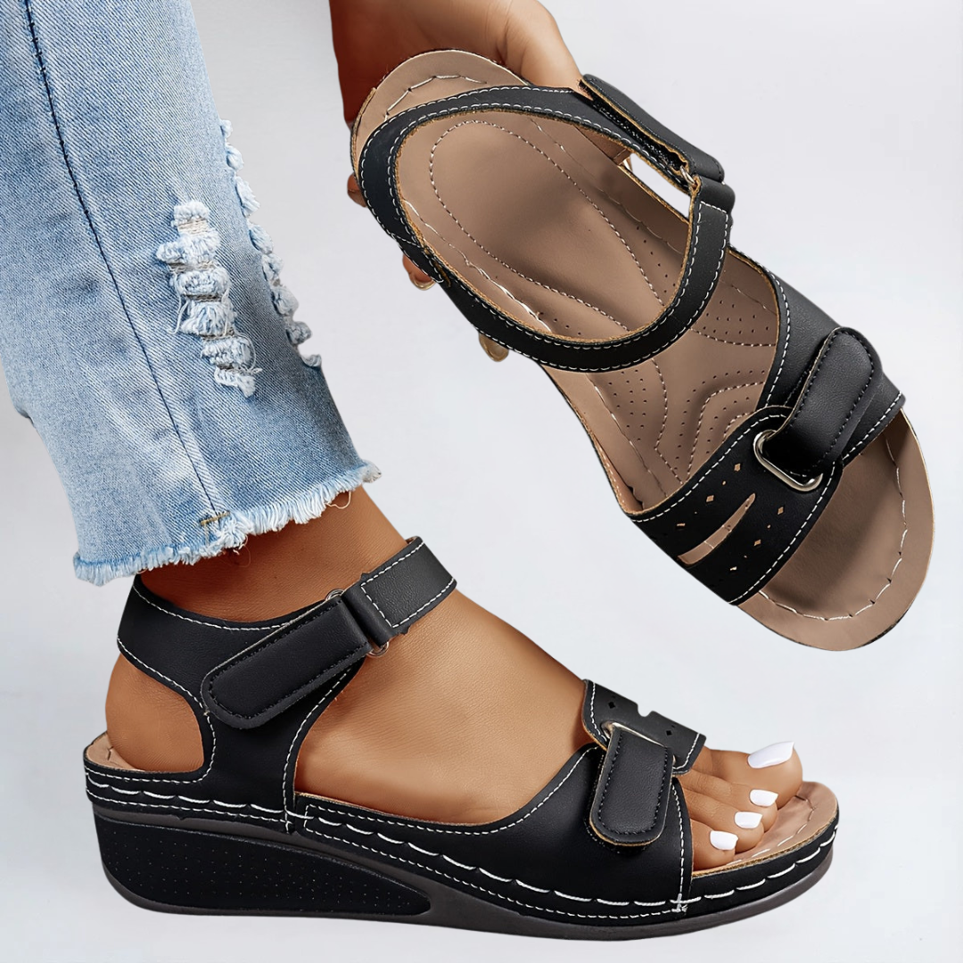 Sandales confort "Erika" – Souples & réglables