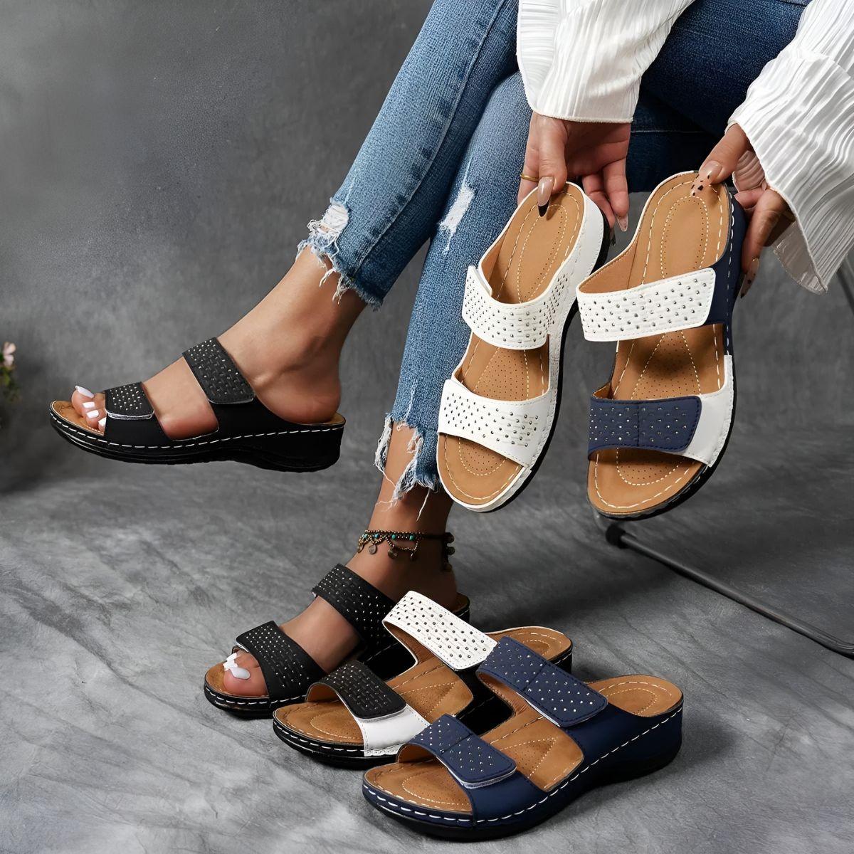 Sandales confort "Liesl" – Élégantes & légères