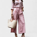Ensemble "Isadora" – Casual chic en rose