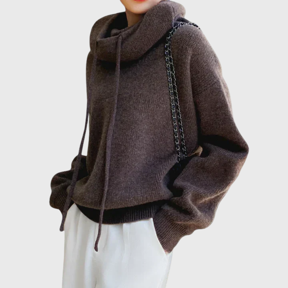 Hoodie "Lena" – Basic met Trekkoord