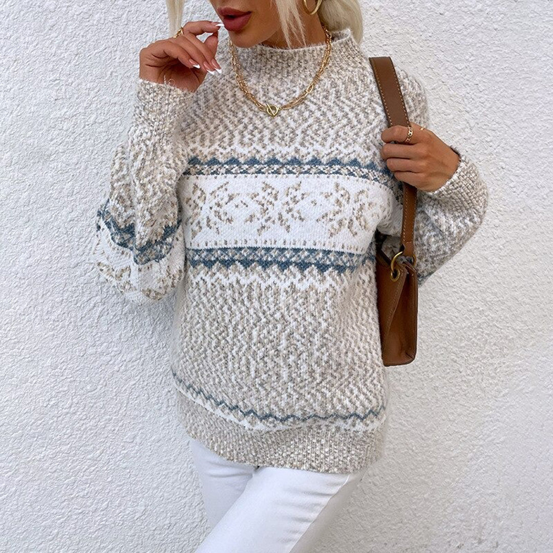 Trui "Marlene" – Vintage Sneeuwvlokken
